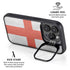 England Flag Distressed iPhone 16 Pro Kickstand Case