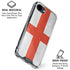 England Flag Distressed iPhone 16e Clear Case