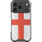 England Flag Distressed iPhone 18 Pro Clear Case