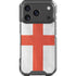 England Flag Distressed iPhone 18 Pro Clear Case