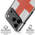 England Flag Distressed iPhone 18 Pro Clear Case