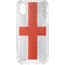 England Flag Distressed iPhone XS Clear Case