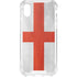 England Flag Distressed iPhone XS Clear Case