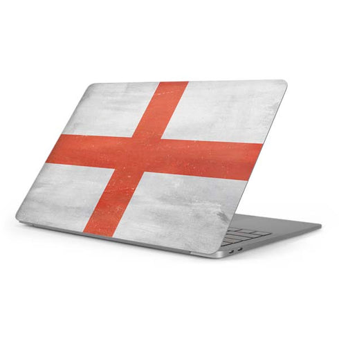 England Flag Distressed Apple MacBook Pro 16-inch Skin
