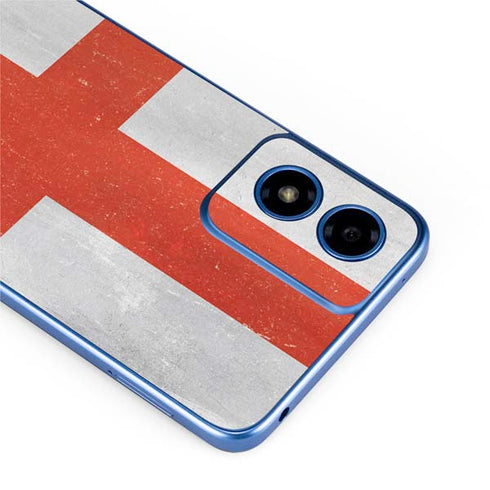 England Flag Distressed Moto G Play 4G (2024) Skin