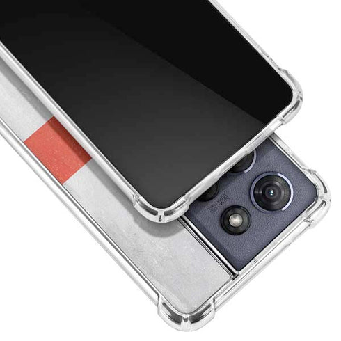 England Flag Distressed Moto G Play 5G (2025) Clear Case