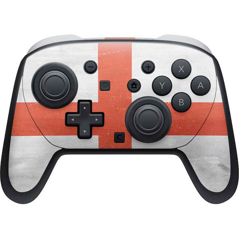 England Flag Distressed Nintendo Switch 2 (2025) Pro Controller Skin