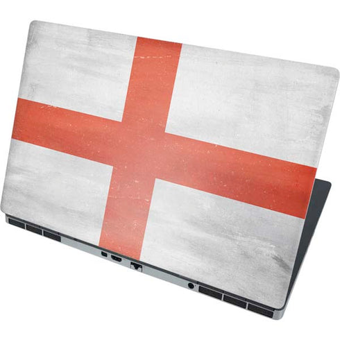 England Flag Distressed Dell Precision Skin
