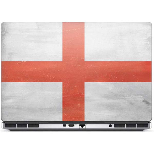England Flag Distressed Dell Precision Skin
