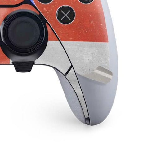 England Flag Distressed PS5 DualSense Edge Pro Controller Skin