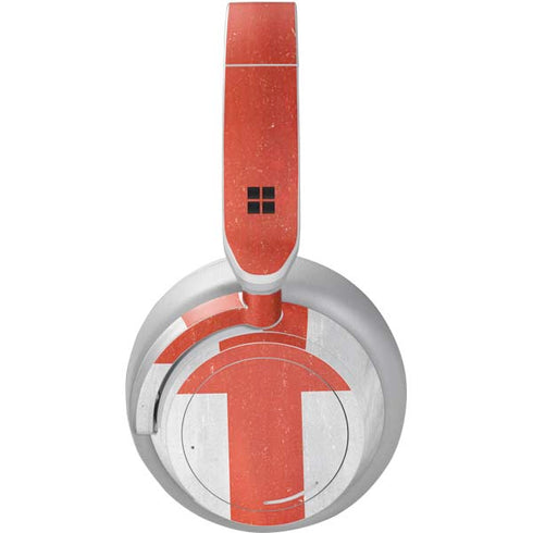 England Flag Distressed Surface Headphones Skin