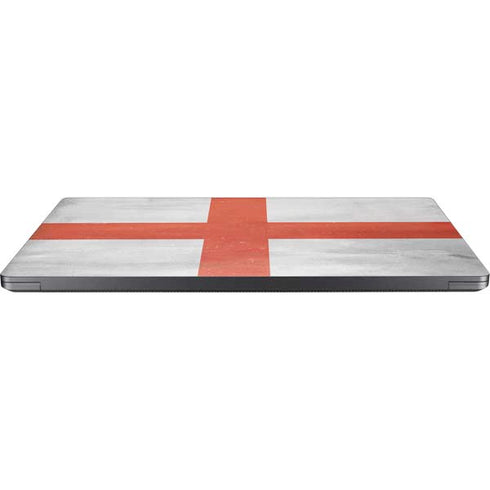 England Flag Distressed Surface Laptop 7 13.8in Skin