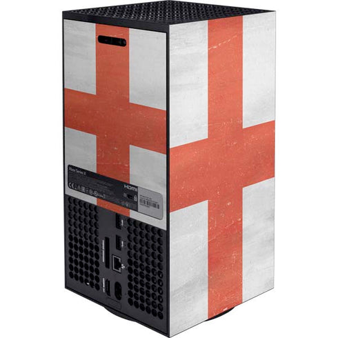 England Flag Distressed XBox Series X Digital Edition Bundle Skin
