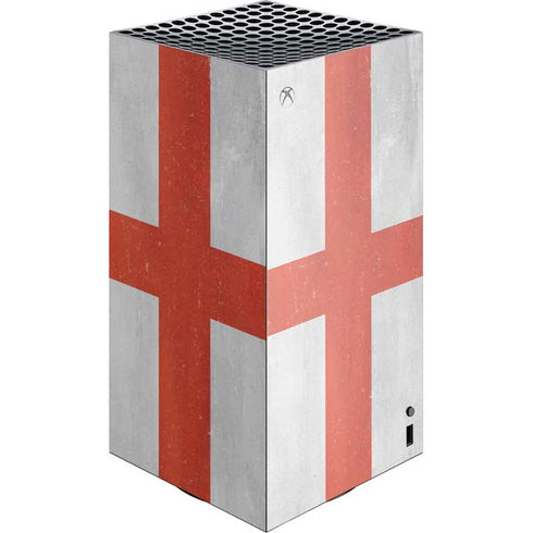 England Flag Distressed XBox Series X Digital Edition Console Skin