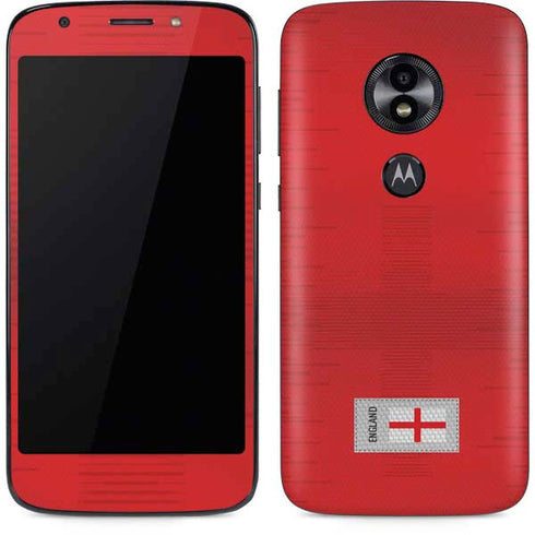 England Soccer Flag Moto E5 Play Skin