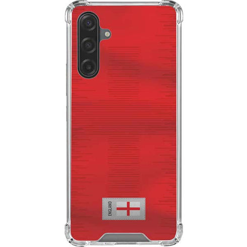 England Soccer Flag Galaxy A17 Clear Case