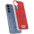 England Soccer Flag Galaxy A55 5G Clear Case