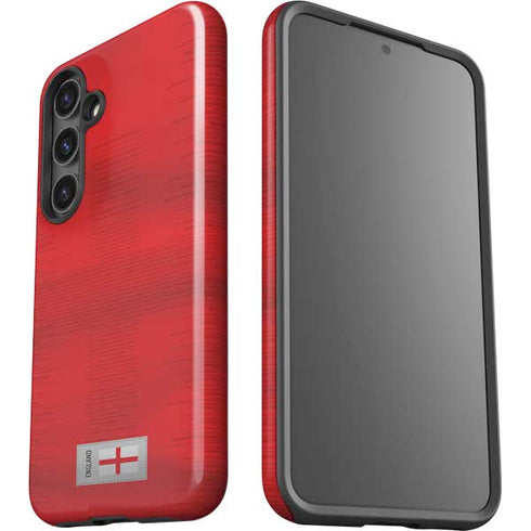 England Soccer Flag Galaxy S25 Impact Case