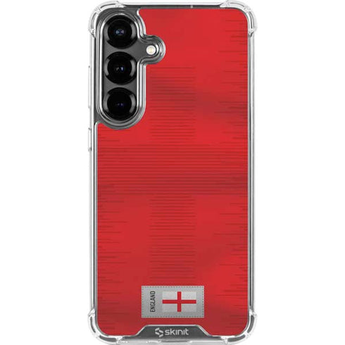 England Soccer Flag Galaxy S26 Plus Clear Case