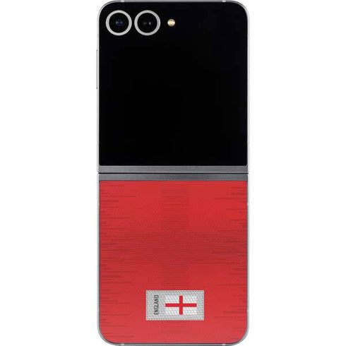 England Soccer Flag Galaxy Z Flip6 Skin