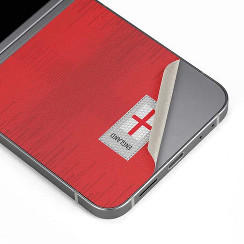 England Soccer Flag Galaxy Z Flip6 Skin
