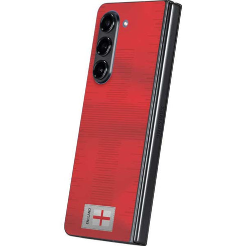 England Soccer Flag Galaxy Z Fold5 5G Skin