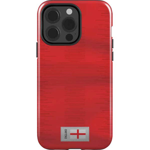England Soccer Flag iPhone 15 Pro Impact Case