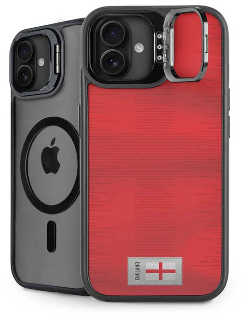 England Soccer Flag iPhone 16 Plus Kickstand Case