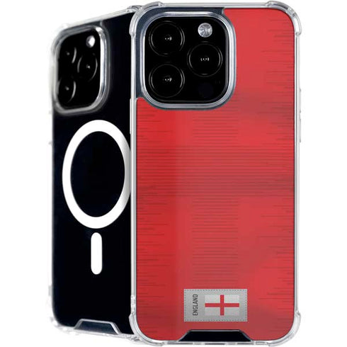 England Soccer Flag iPhone 16 Pro Max MagSafe Case