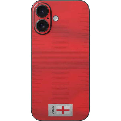 England Soccer Flag iPhone 16 Skin