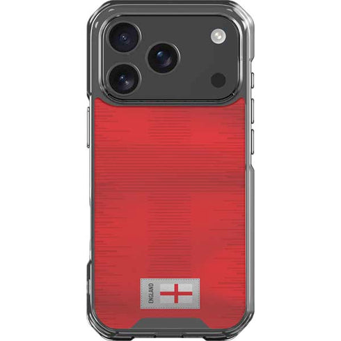 England Soccer Flag iPhone 18 Pro Clear Case