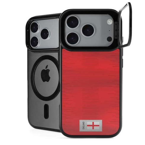 England Soccer Flag iPhone 18 Pro Kickstand Case