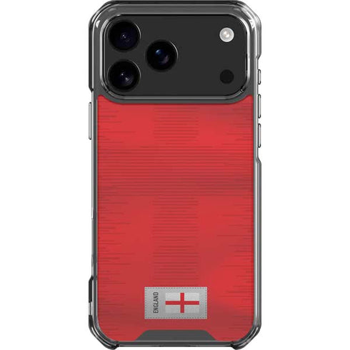 England Soccer Flag iPhone 18 Pro Max Clear Case