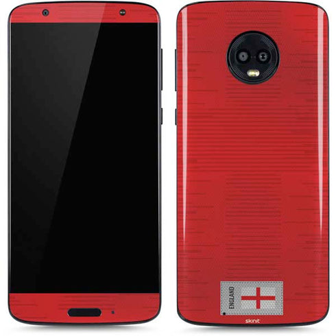 England Soccer Flag Moto G6 Skin