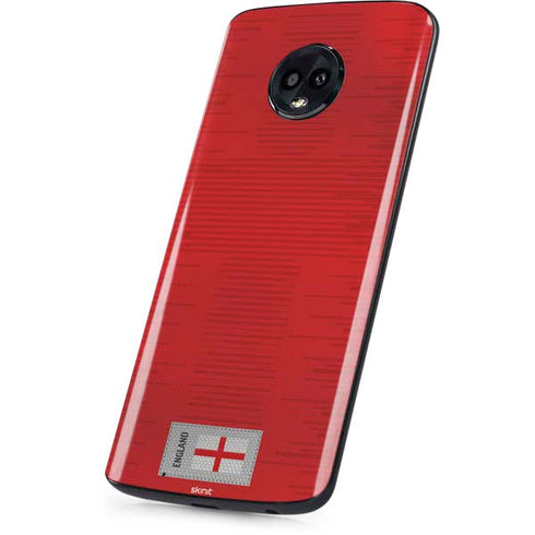England Soccer Flag Moto G6 Skin