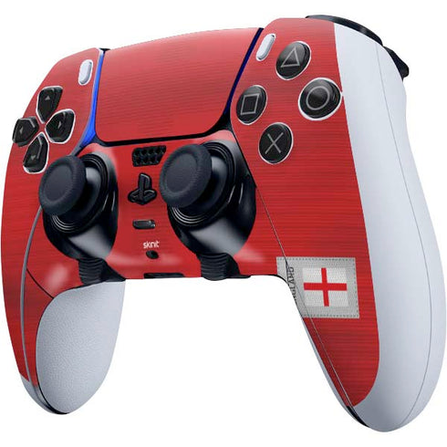 England Soccer Flag PS5 DualSense Edge Pro Controller Skin