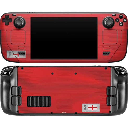 England Soccer Flag Steam Deck Handheld Gaming Computer OLED Skin