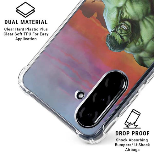 Marvel Enraged Hulk Galaxy A36 5G Clear Case