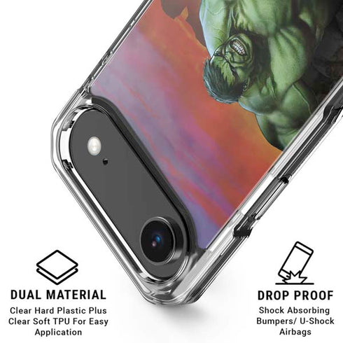 Marvel Enraged Hulk iPhone 17 Air Clear Case