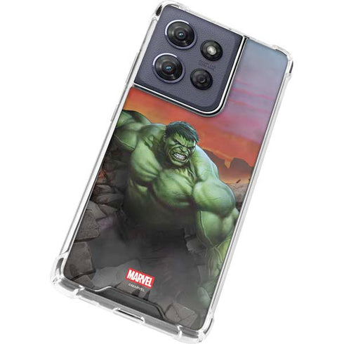 Marvel Enraged Hulk Moto G 5G (2025) Clear Case