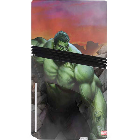 Marvel Enraged Hulk PS5 Pro Disk Console Skin