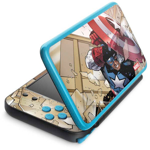 Marvel Captain America Epic Shield Break Nintendo 2DS XL (2017) Skin