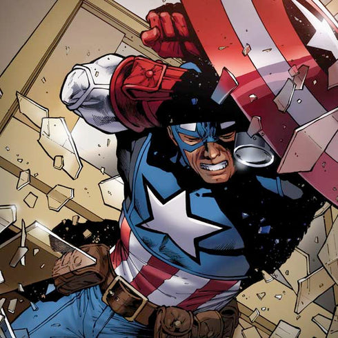 Marvel Captain America Epic Shield Break Dell Alienware Skin