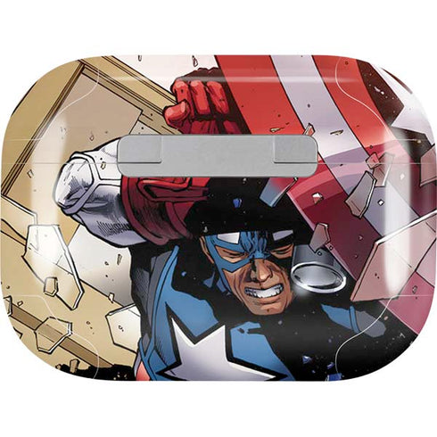 Marvel Captain America Epic Shield Break AirPods Skins