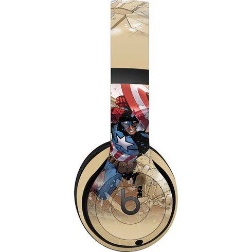 Marvel Captain America Epic Shield Break Beats Studio Pro Wireless Headphones Skin