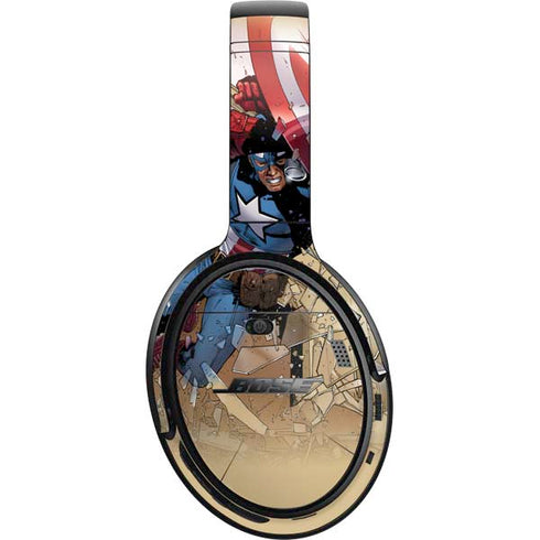 Marvel Captain America Epic Shield Break Bose QuietComfort 35 Headphones Skin