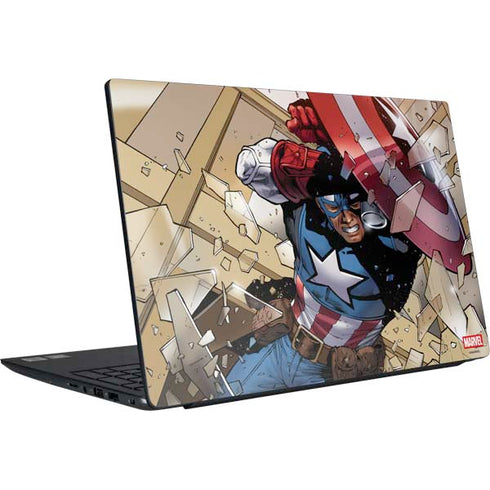Marvel Captain America Epic Shield Break Dell Vostro Skin