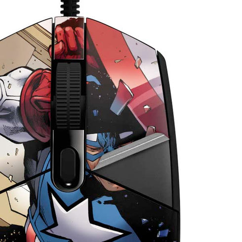 Marvel Captain America Epic Shield Break G203 Prodigy RGB Wired Gaming Mouse Skin
