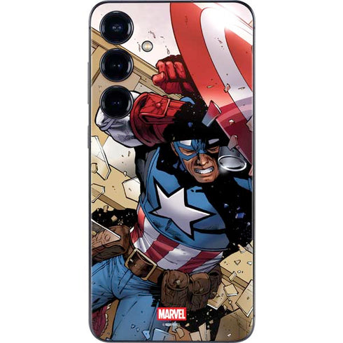 Marvel Captain America Epic Shield Break Galaxy A16 5G Skin