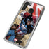 Marvel Captain America Epic Shield Break Galaxy A21 Clear Case